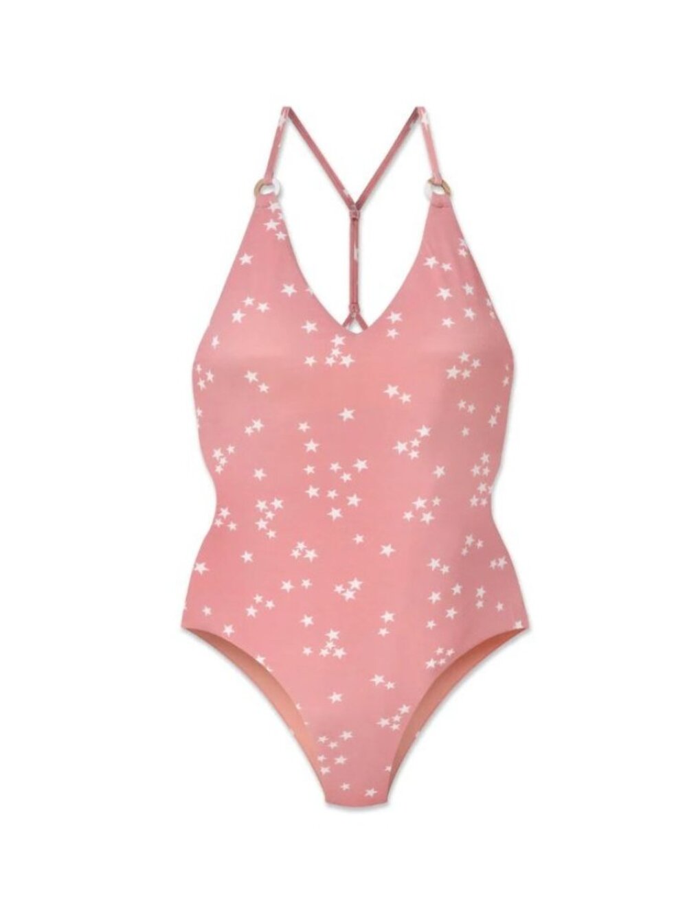 WET Swimwear Aria Monokini in Rose Stars - XL